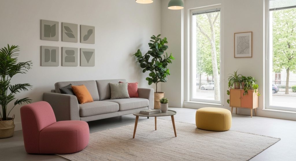 Apartamento de aluguel decorado de forma aconchegante e com personalidade.