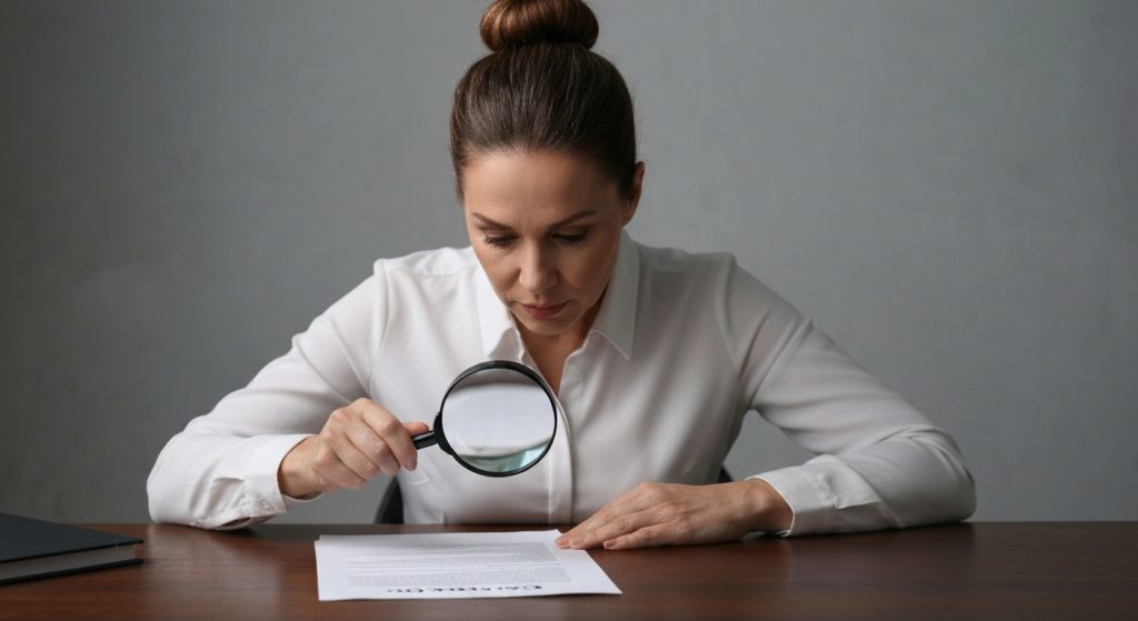 Análise detalhada de contrato para identificar cláusulas ocultas