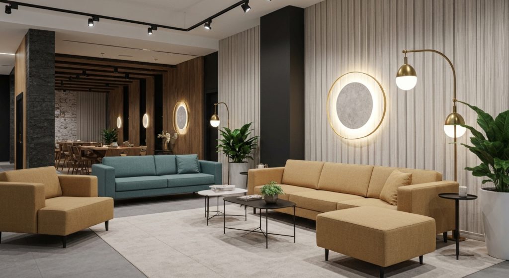 Apartamento decorado com estilo e economia, com móveis funcionais e toques pessoais.