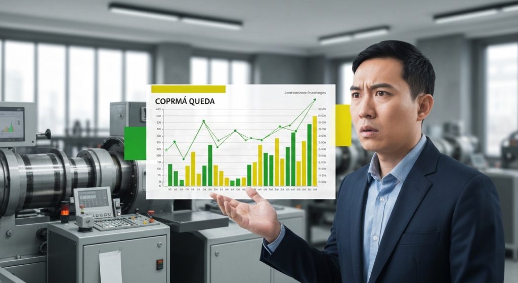 Executivo preocupado com baixa liquidez em indústria