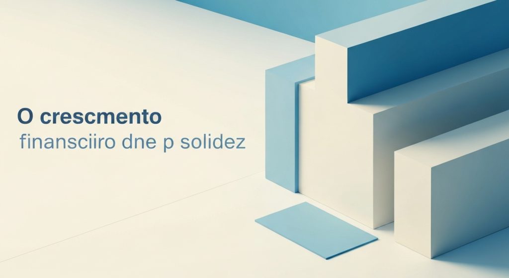 Gráfico de crescimento ascendente com elementos imobiliários e monetários, simbolizando a valorização de imóveis a longo prazo.