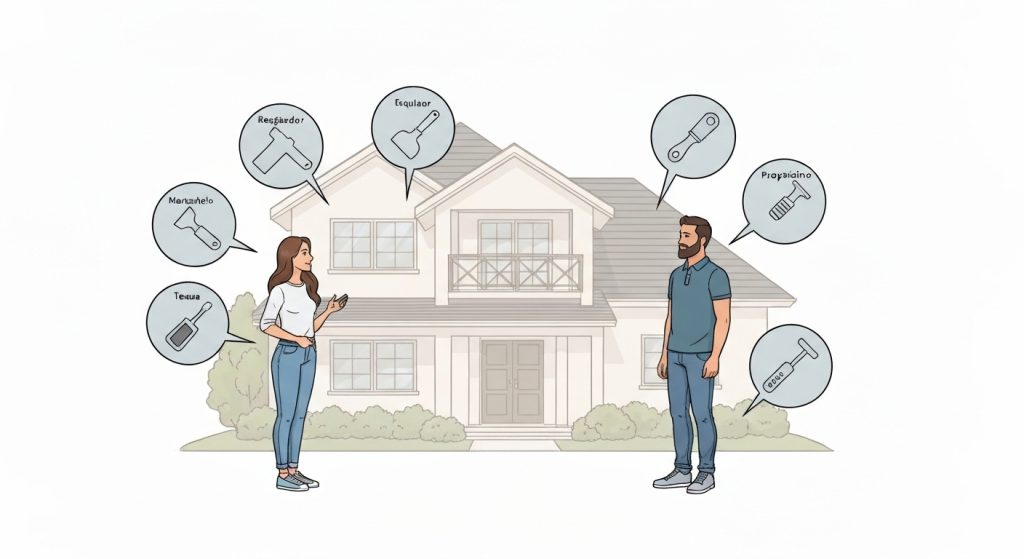 Ilustração sobre responsabilidade de reparos em imóvel alugado