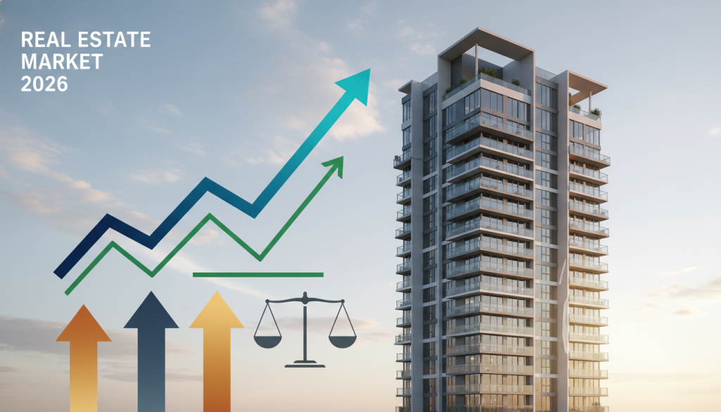 Mercado imobiliário em 2026 com riscos e oportunidades