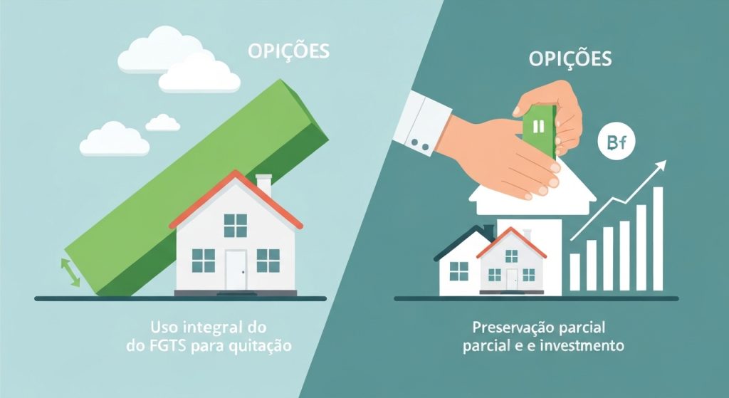 Opções de uso do saldo do FGTS para financiamento imobiliário