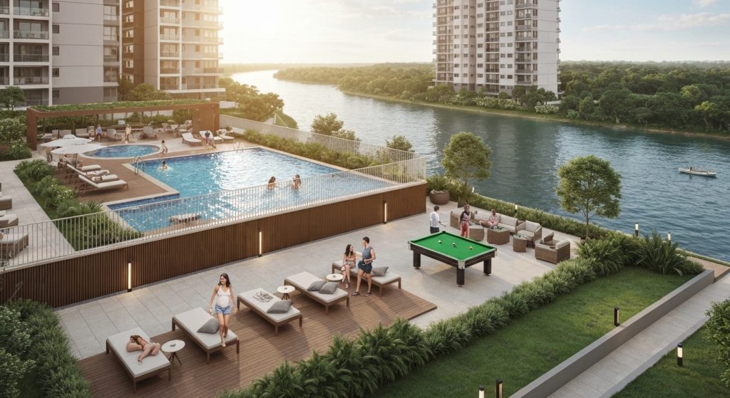 Condomínio-clube com infraestrutura completa de lazer e segurança