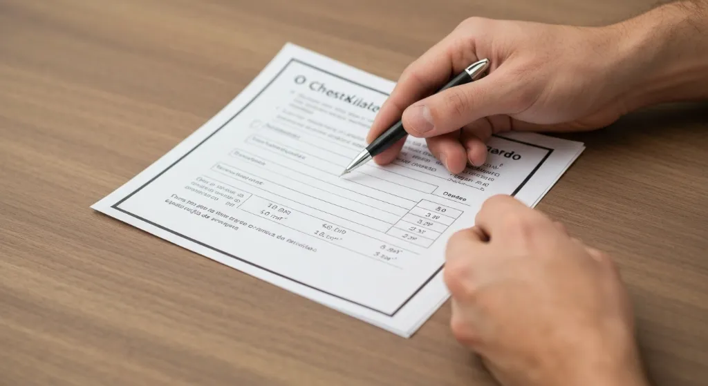 Checklist para visitar imóvel