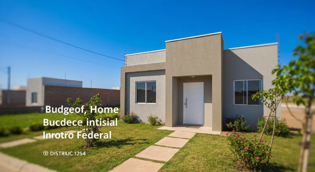 Casa acessível em cidade do DF para primeiro investimento imobiliário.