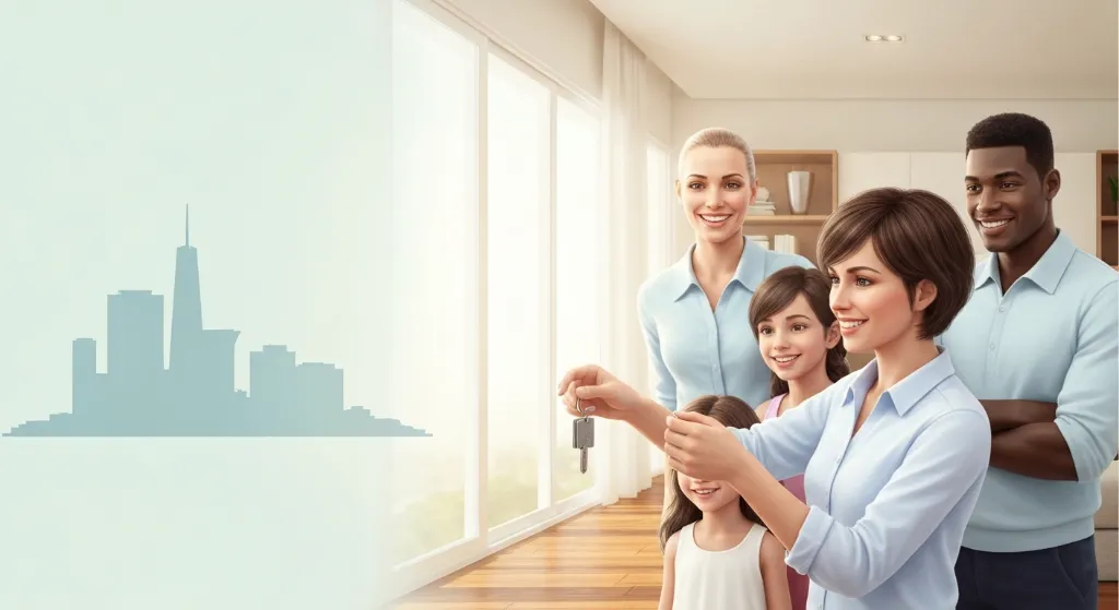 Família recebendo chaves do primeiro imóvel no DF