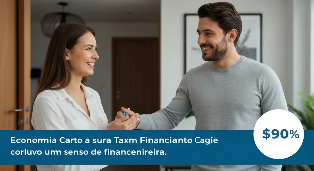 Família feliz celebrando a conquista do primeiro imóvel com chaves em mãos.