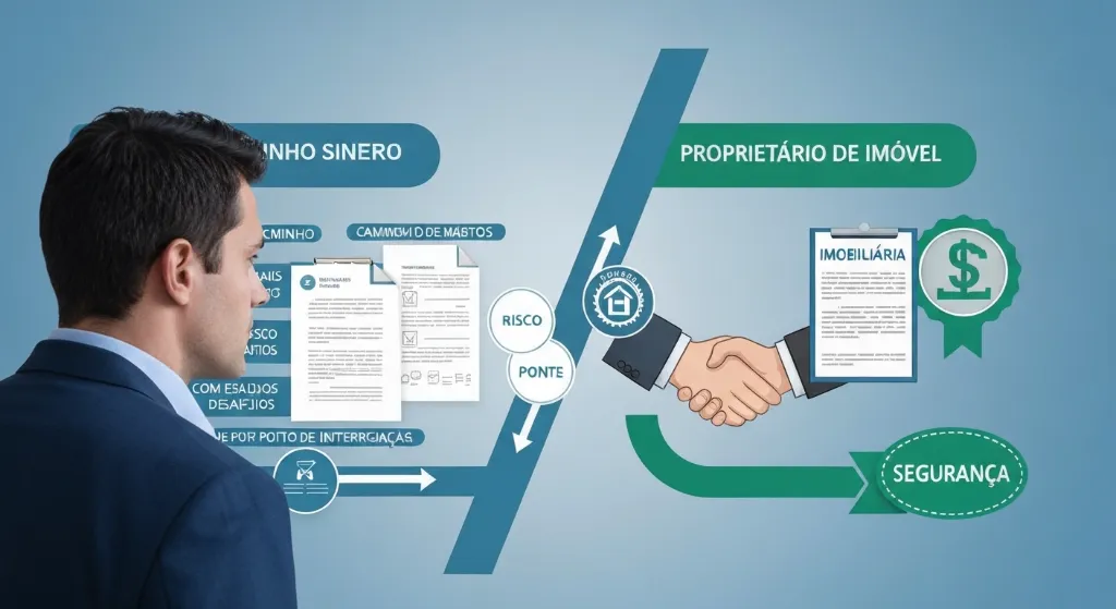 Comparativo: proprietário escolhendo entre alugar imóvel direto ou com imobiliária