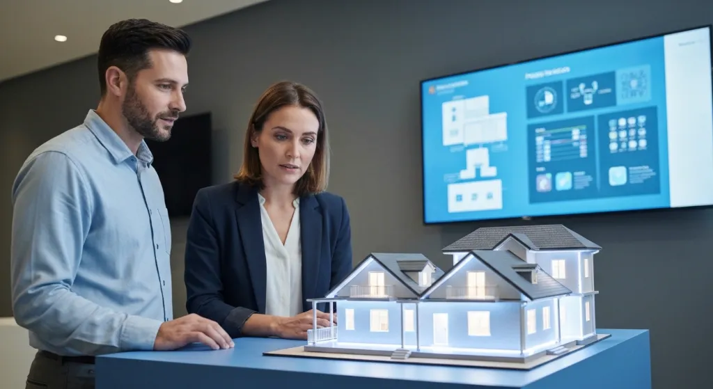 Representação visual da aquisição da RE/MAX pela butoxy, mostrando a fusão entre tecnologia e o mercado imobiliário.