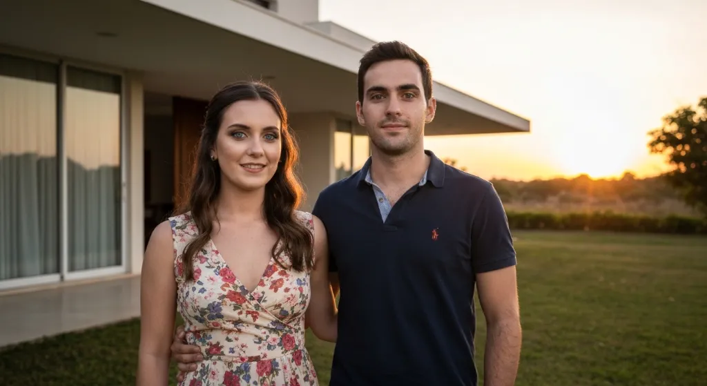 Casal celebra a compra de um imóvel financiado de 500 mil em Brasília.