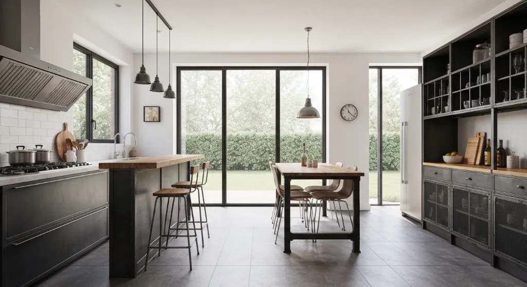 Cozinha funcional e charmosa decorada com soluções simples e baratas