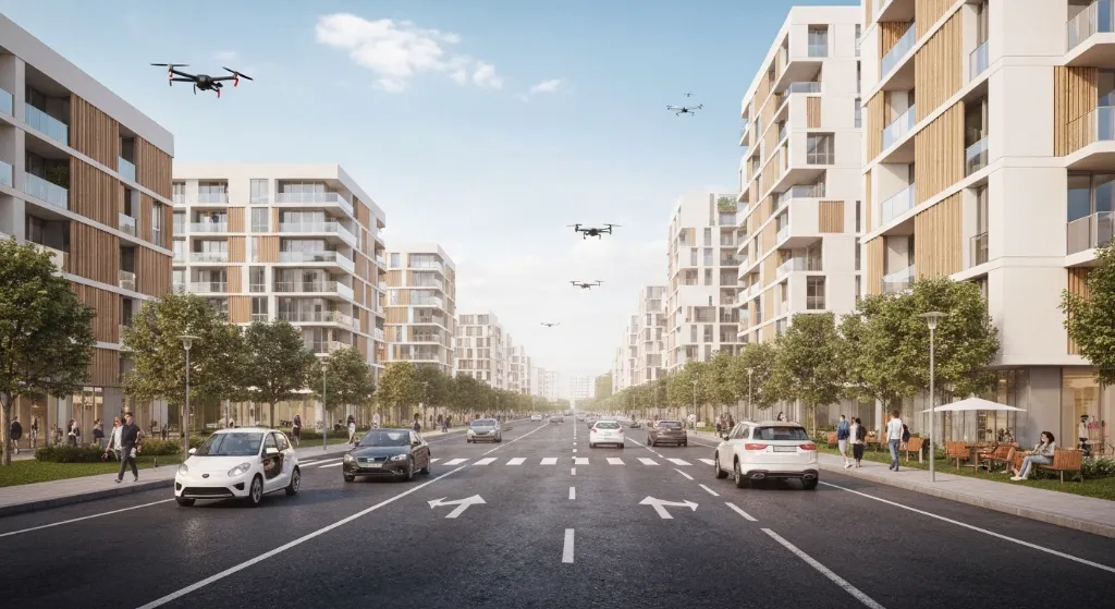 Cidades modernas e prósperas ideais para investimento imobiliário em 2026.