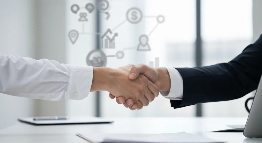 Profissional credenciado em vendas com cliente