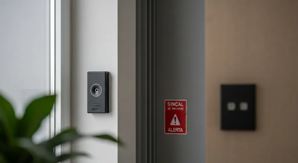 Apartamento moderno com segurança contra incêndio para inquilinos