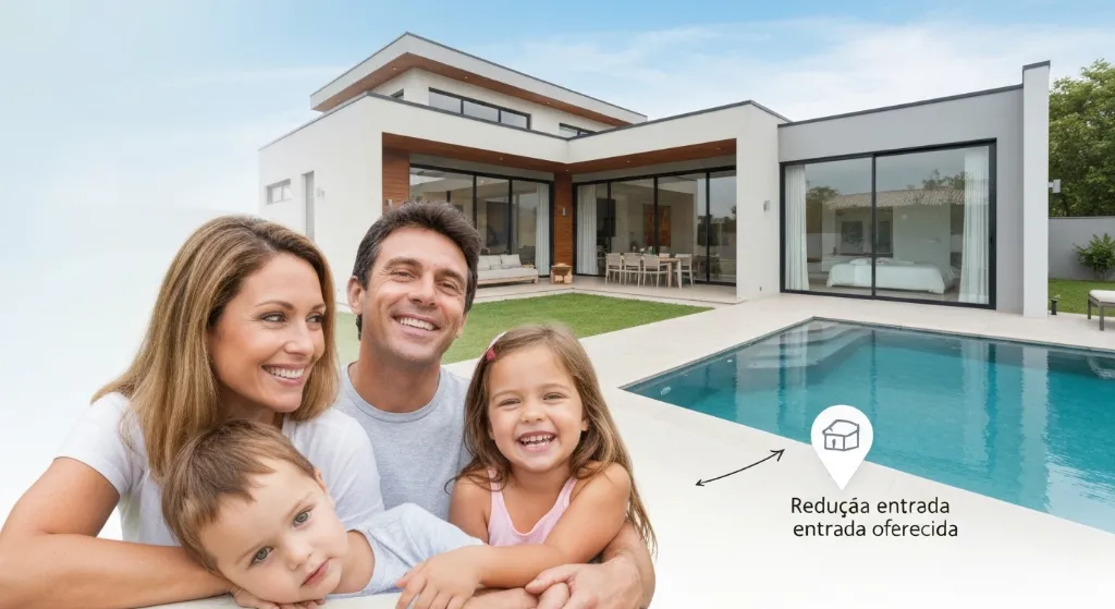 Família comemora compra de imóvel com financiamento de 90%