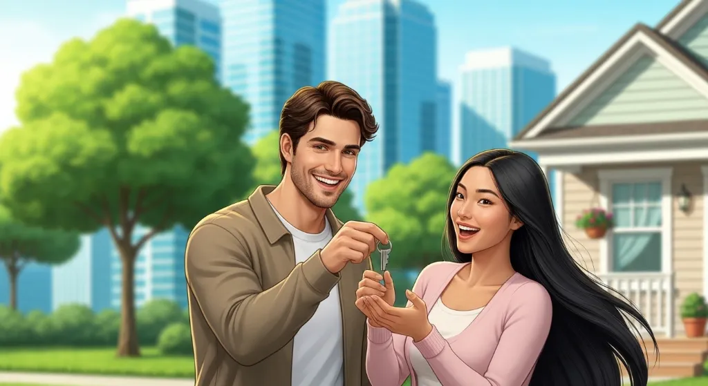 Casal comprando casa usada com FGTS