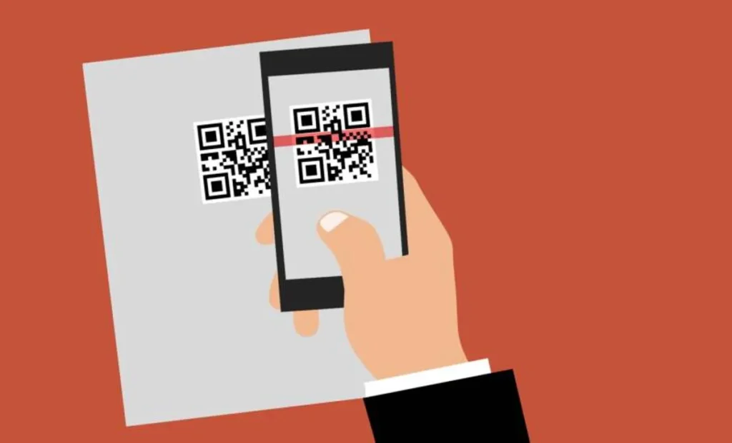 Jovem comemorando aprovação de aluguel digital em Curitiba com smartphone e chave QR code.