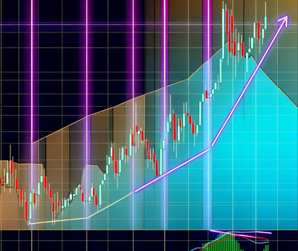 Gráfico de barras ascendente simbolizando o crescimento dos ETFs no mercado financeiro brasileiro.